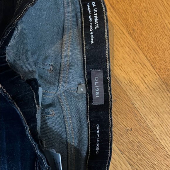 DL1961 Girls Denim Candy Legging Dark Blue Jeans size 12 DL Ultimate - Picture 7 of 10